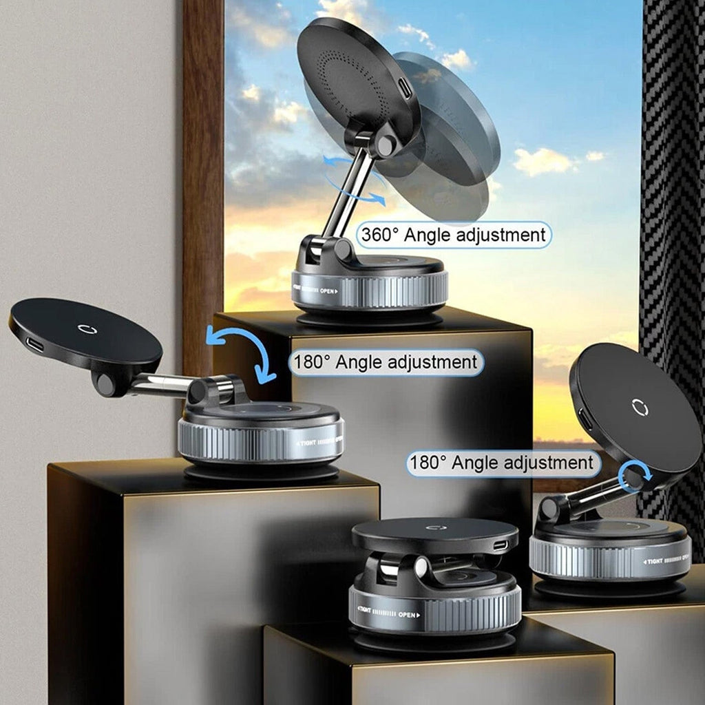 MagLock | 15W Magnetic Wireless Car Charger